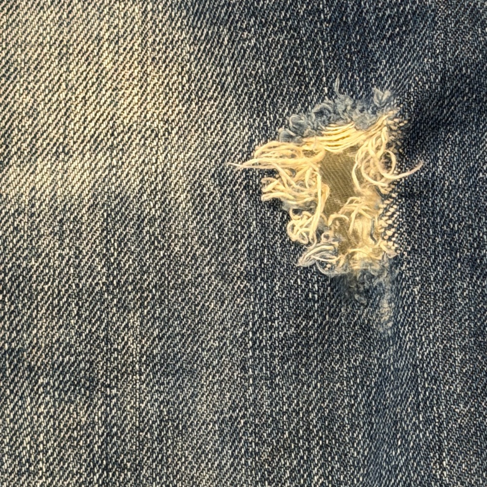Ralph Lauren Denim & Supply Straight Leg Flag Logo Men's 40x30 Distressed Jeans - Picture 2 of 8